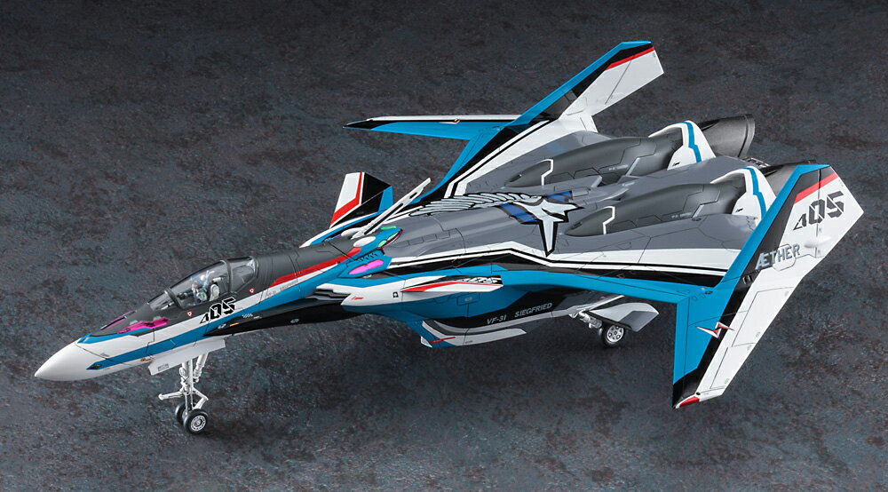 ハセガワ 【再生産】1/72 VF-31J改 ジークフリード ハヤテ機 “マクロスΔ”【65867】 プラモデル