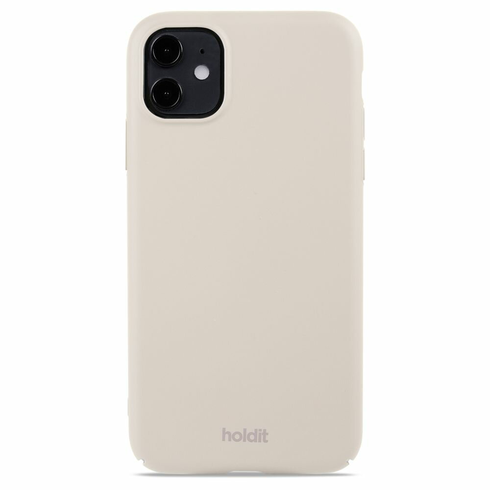 ホールディット スマホケース レディース Holdit（ホールディット） iPhone11/XR用 Slim Case ハードケース(ライトベージュ) Holdit 15828(HOLDIT)