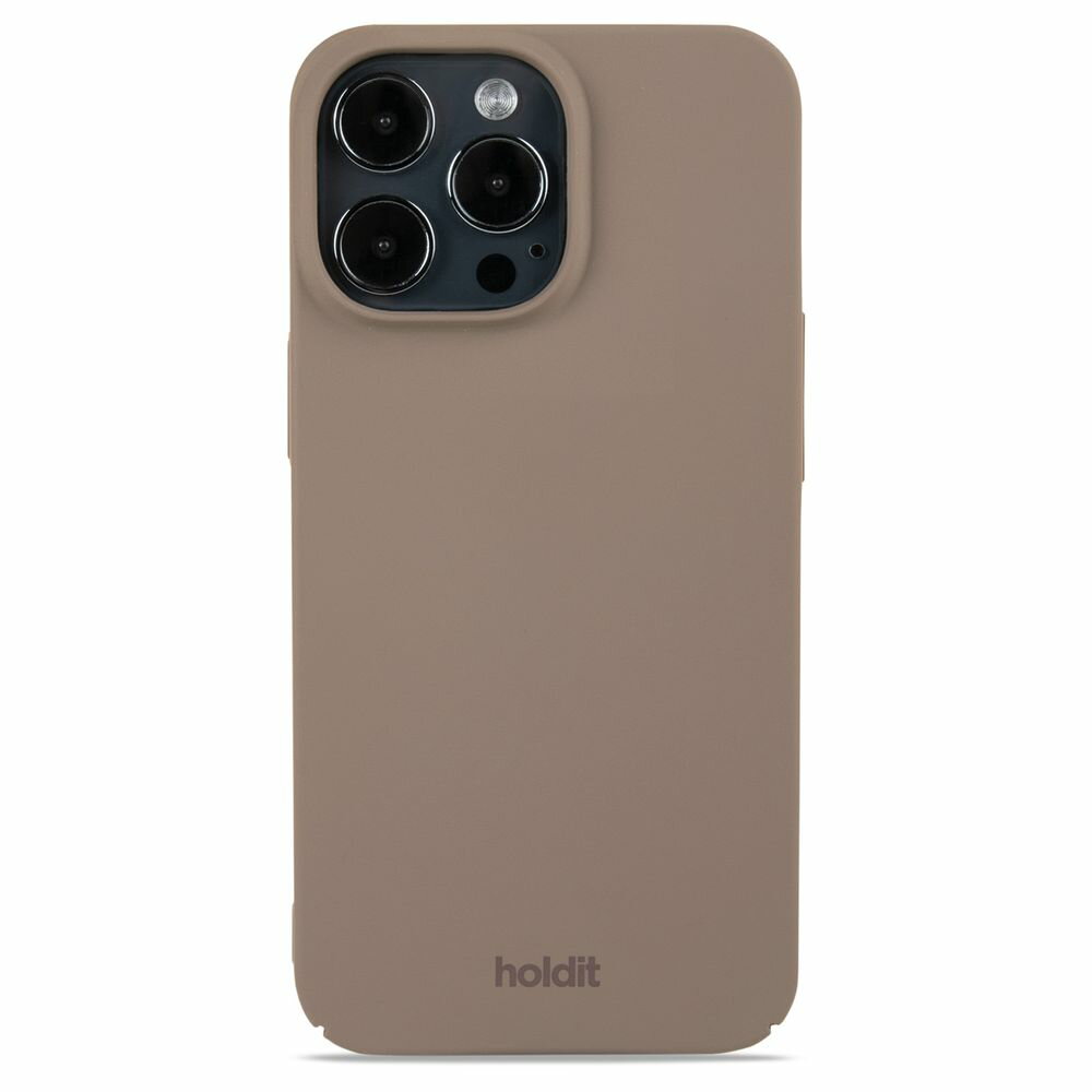 Holdit（ホールディット） iPhone 13Pro用 Slim Case ハードケース(モカブラウン) Holdit 15835