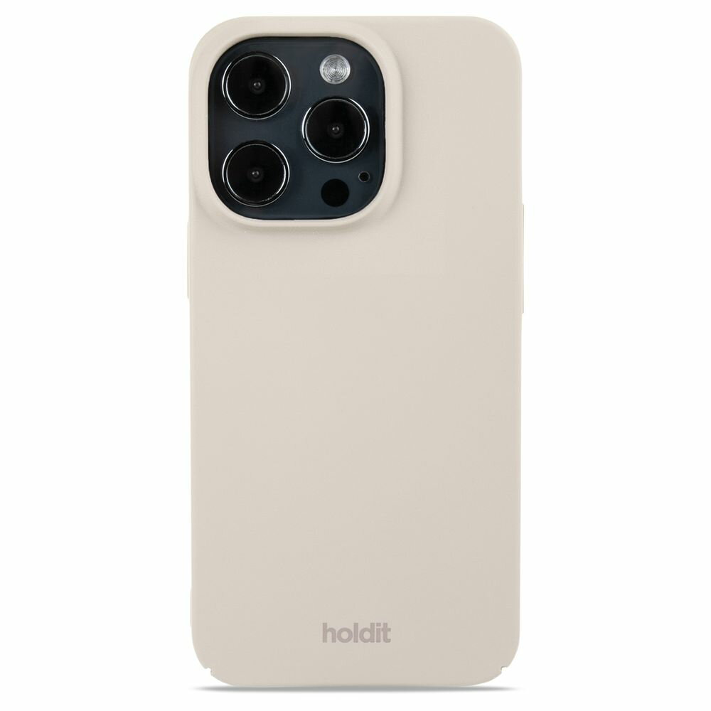 ホールディット スマホケース レディース Holdit（ホールディット） iPhone14 Pro用 Slim Case ハードケース(ライトベージュ) Holdit 15848