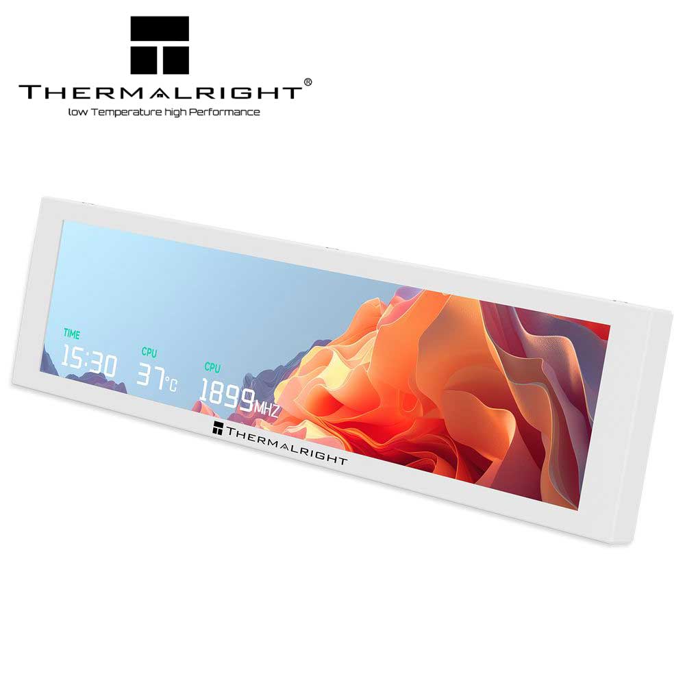 Thermalright｜サーマルライト Trofeo Vision 9.16 LCD Black 9.16インチIPSディスプレイ搭載ガジェット（ホワイト） TH-TV916LCD-WH