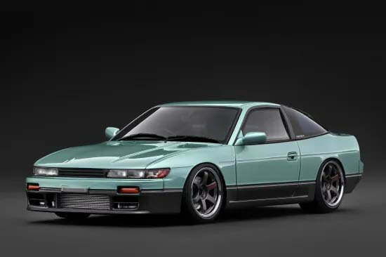 ignitionモデル 1/18 Nissan Sileighty Green / Grey ミニカー