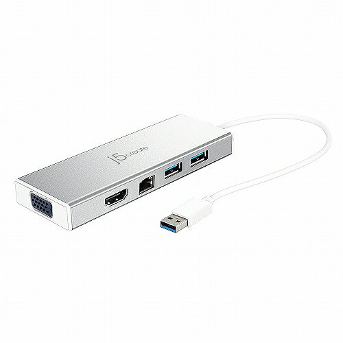 ジェイファイブクリエイト USB 3.0 デュアルモニタ 5in1ミニドック j5create JUD380