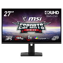 MSI 27型 ゲーミング液晶ディスプレイ 144Hz 1ms GTG 4K RAPID IPS ノングレア HDMI DisplayPort USB Type-C アンチフリッカー ブルーライトカット MAGシリーズ MAG-274UPF