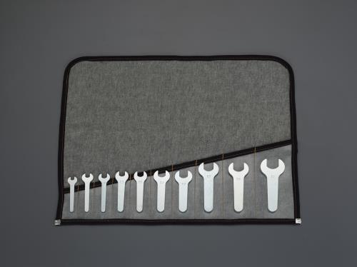 AMF 10本組 8-27mm 片口スパナ(ショートハンドル・薄型) EA615AS エーエムエフ