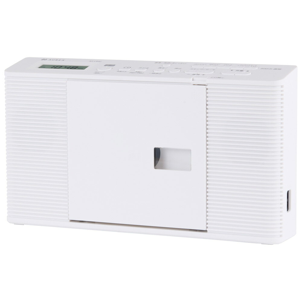 東芝 CDラジオ（ホワイト） AX-CR40(W) TOSHIBA AUREX