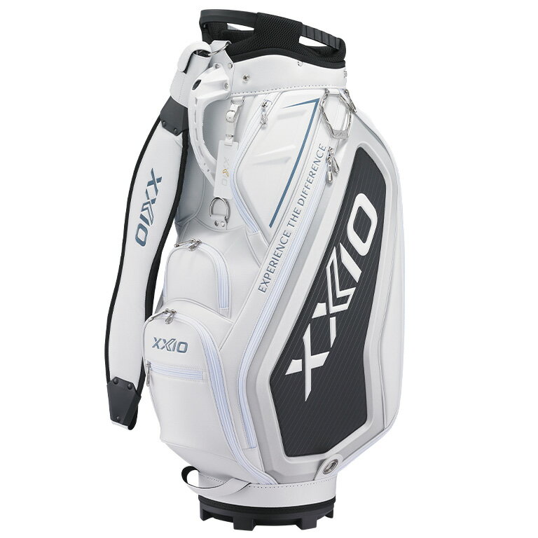 ダンロップ　ゼクシオ キャディバッグ（ホワイト・9.5型・47インチクラブ対応） GGC-X163-WH DUNLOP XXIO ゴルフ