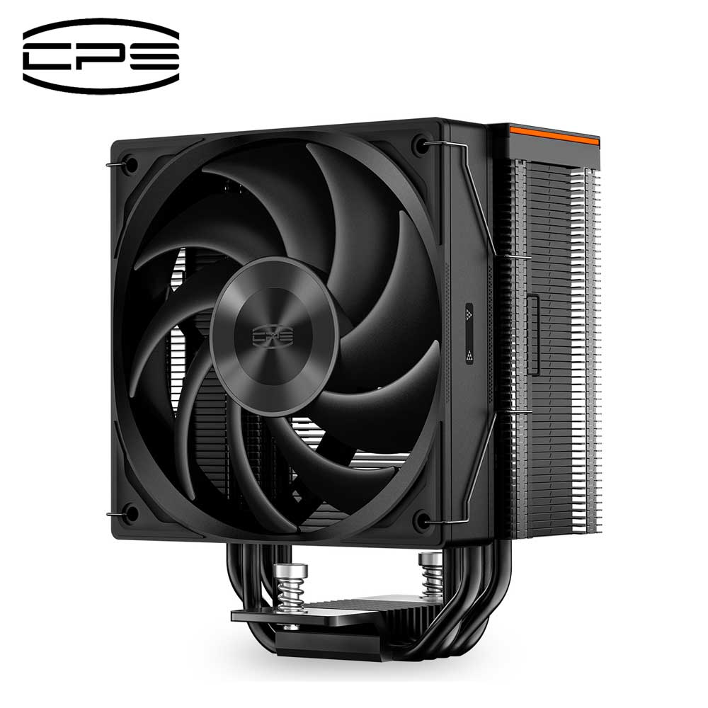 CPS｜シーピーエス 120mmファン搭載 サイドフロー型 CPUクーラー（ブラック） RZ400V2-BK