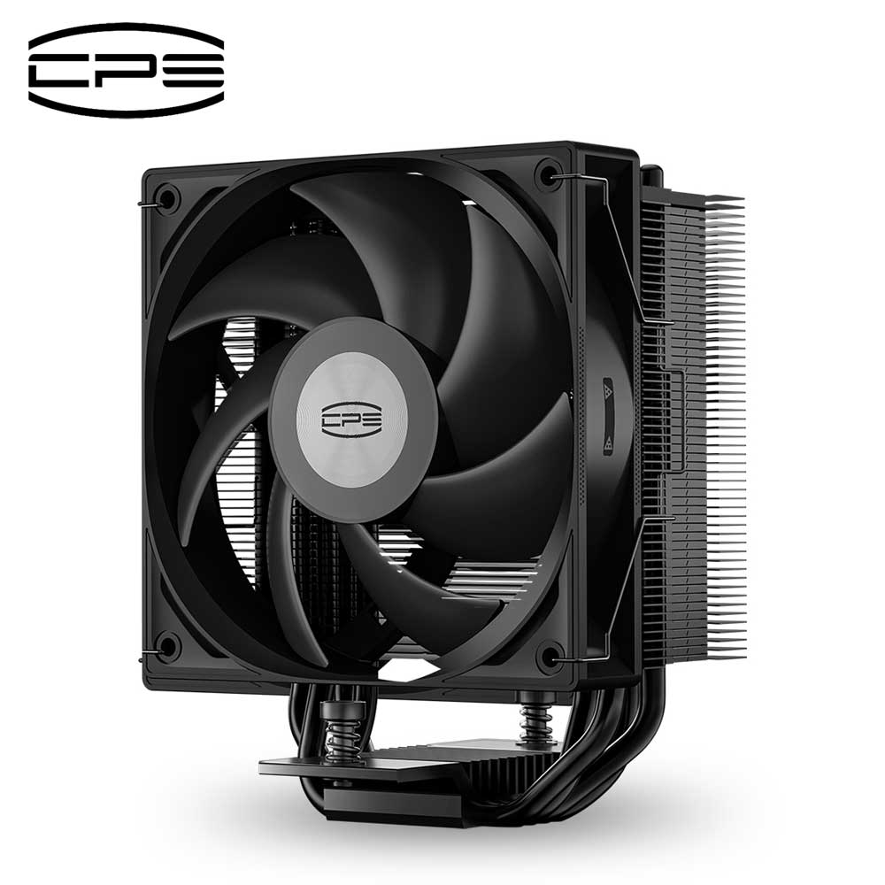 CPS｜シーピーエス 120mmサイドフローCPUクーラー（ブラック） RT400-BK