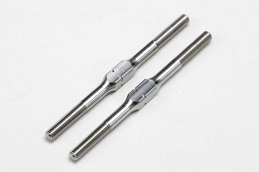ヨコモ 50mm チタン製 ターンバックル(2本入)【ZC-TB50T】 ラジコンパーツ