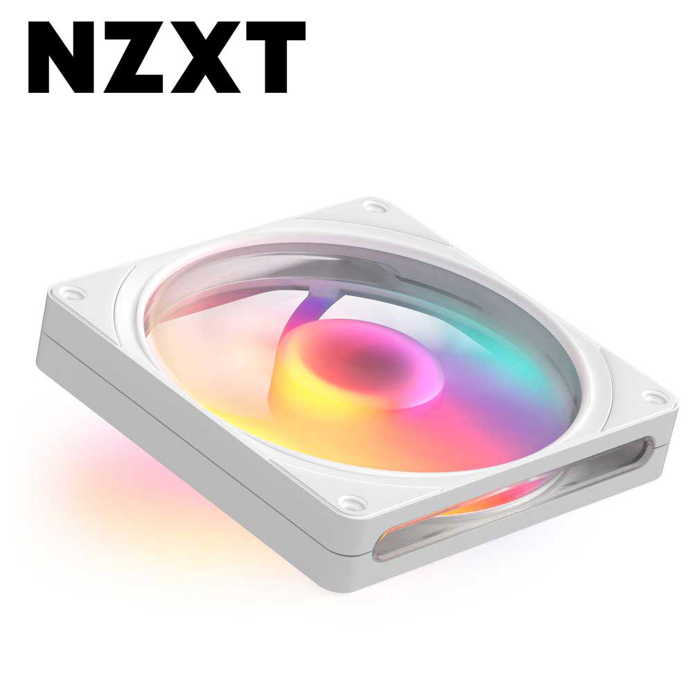 NZXT 140mmRGBケースファン F140 RGB（2026）（ホワイト） RF-R214S-WF
