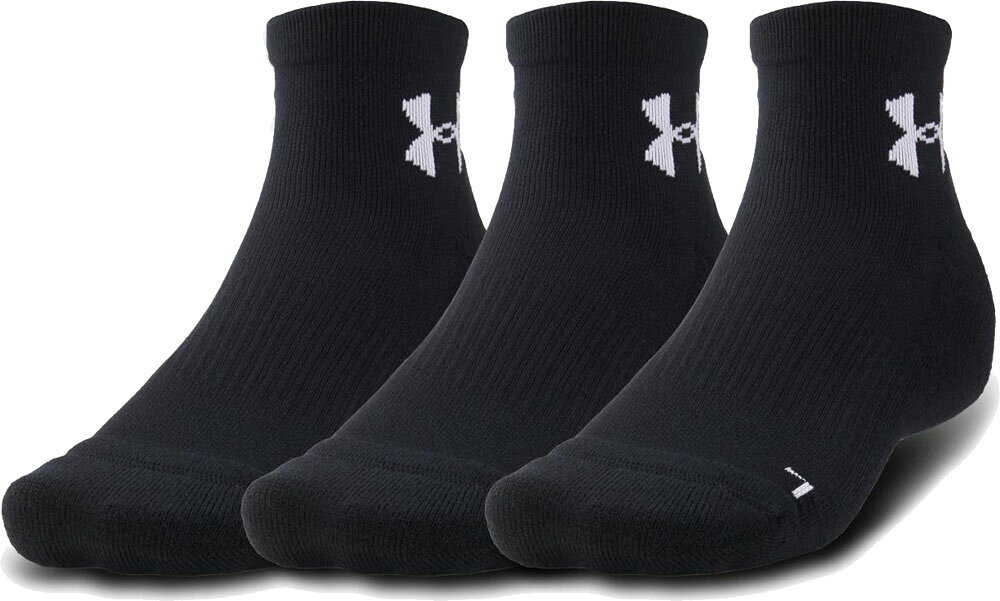 アンダーアーマー ローソックス （3足セット）（ブラック・サイズ：SM） 1371937-001-SM UNDER ARMOUR　UA
