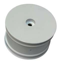 TOPLINE 1/10 バギー用ディッシュホイール 2WD＆4WD用リヤ type T ホワイト(4個入)【ET-030】 ラジコンパーツ