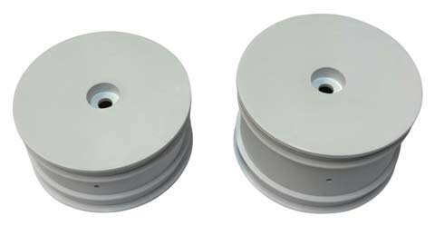 TOPLINE 1/10 バギー用ディッシュホイール 4WD用セット type T ホワイト(FR各2個入)【ET-035】 ラジコンパーツ