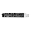 ASUSTOR|アサスター 中小企業向け リダンダント電源搭載 2Uラックマウント型 NASキット 12ベイモデル(レールセット) LOCKERSTOR 12RD AS6512RD/RAIL(2)