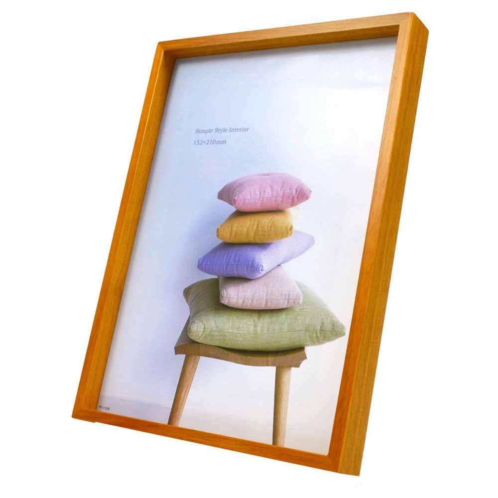 【返品種別A】□「返品種別」について詳しくはこちら□◆しっかりとした作りのシンプルな木製フレーム◆細身のフレーム（竿）が写真を引き立てます◆サイズ：161×218mm■　仕　様　■フレーム外寸：161×218mmフレーム内寸：154×212mm材質…前面板：ガラスフレーム：ラバーウッド材スタンド：ネクタイ形スタンド付[モクセイガクJK101A5BR]キングカメラ＞写真整理用品＞フォトフレーム＞木製