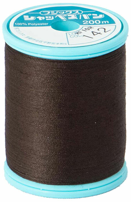 F56-142 フジックス シャッペスパン　普通地用ミシン糸60番　200m(col. 142)