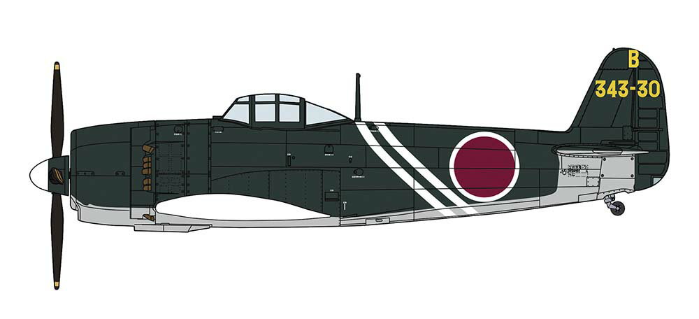 楽天市場】1／48 局地戦闘機 紫電改の通販