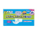 【返品種別A】□「返品種別」について詳しくはこちら□※仕様及び外観は改良のため予告なく変更される場合がありますので、最新情報はメーカーページ等にてご確認ください。◆吸収ポリマーが、尿と一緒にアンモニアなどのニオイをしっかり吸収。（洗いたての肌着の香り付き）◆「背モレ防止ポケット」「横モレ防止ギャザー」が背モレ・横モレをしっかり防止。◆おむつの中心と体の中心を合わせやすい、「センターライン（中心線）」。◆しっかり止まる「ピタッとテープ」。◆全面通気性シート採用。◆消臭加工。■容量：28枚■サイズ：Mサイズ大王製紙広告文責：上新電機株式会社(06-6633-1111)日用雑貨＞介護・衛生用品＞介護＞大人用おむつ＞テープ型