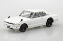 アオシマ 1/32 ザ スナップキット No.9-B ニッサン スカイライン 2000GT-R(ホワイト)【58831】 プラモデル