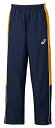 2063A199-400-XL アシックス ユニセックス ウォームアップパンツ(ネイビー×ゴールド・サイズ:XL) WARMUPPANTS