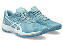 1042A197-402-22.5 アシックス レディース テニスシューズ SOLUTION SWIFT FF オールコート(Gris Blue/White・サ...