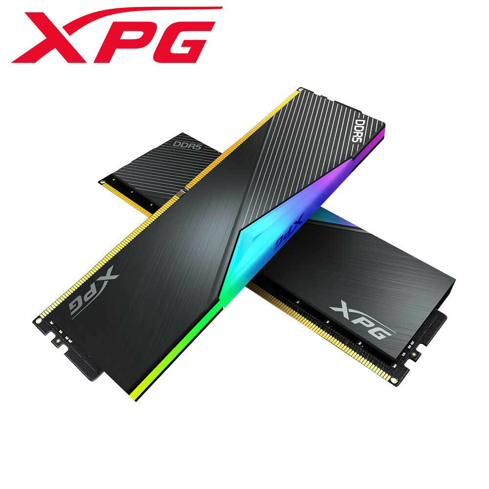 XPG PCメモリ DDR5 6400MHz UDIMM 32GB（16GBX2枚） LANCER RGB AX5U6400C3216G-DCLBK