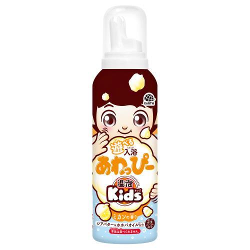 温泡 Kids 遊べる入浴 あわっぴー ミカンの香り 160mL アース製薬 アソベルニユウヨクアワツピ-ミカン