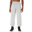 2063A322-020-L アシックス ユニセックス スウェットパンツ(グレー杢・サイズ:L) SWEAT PANTS