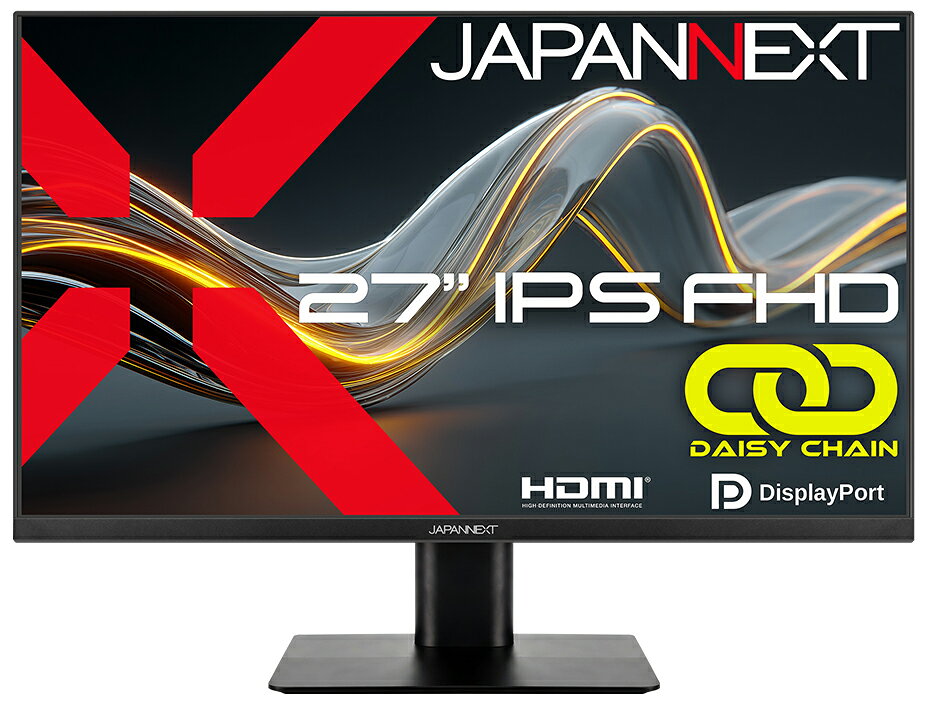 JAPANNEXT 液晶ディスプレイ(27型/IPS(AHVA)/FullHD 1920×1080/100Hz/4ms)(ブラック) JN-IPS27F-D