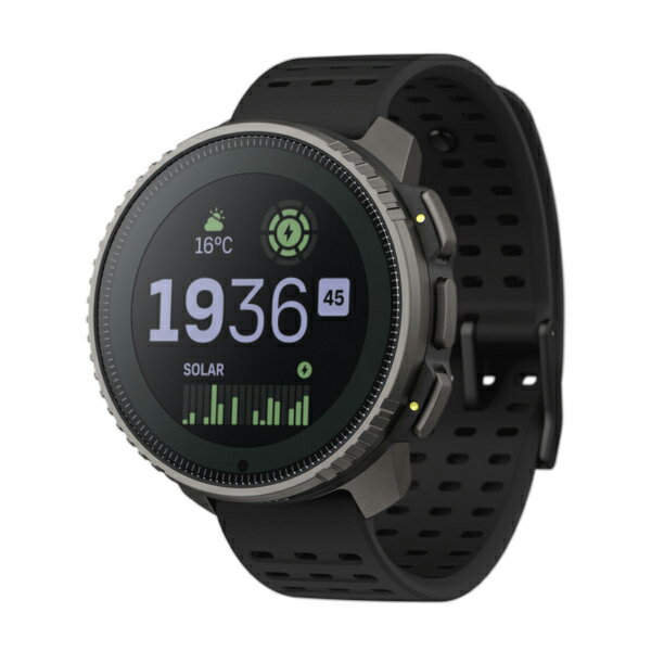 スント 【国内正規品】SUUNTO VERTICAL TITANIUM SOLAR BLACK　スマートウォッチ（ブラック） SS050858000【返品種別B】