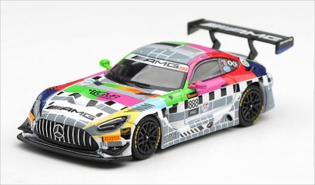 MINI-GT 1/64 メルセデス AMG GT3 バサースト12時間 2025 #888 Mercedes-AMG 2025 Team GMR Meguiar's(左ハンドル) ミニカー