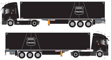 ELIGOR 1/43 ルノー T 480 2021バントレーラー ROAD-TRANS ミニカー