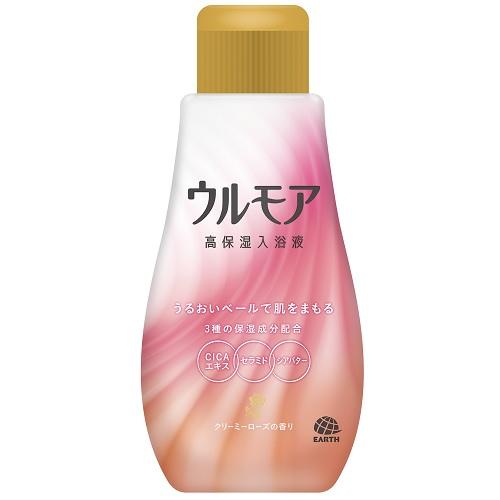 ウルモア 高保湿入浴液 クリーミーローズの香り 600mL アース製薬 ウルモアクリ-ミ-ロ-ズ600ML