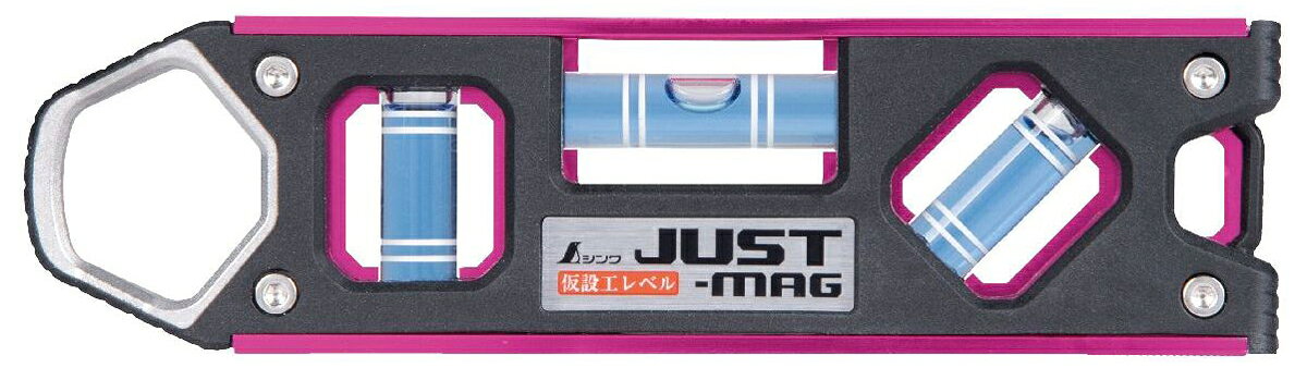 【返品種別B】□「返品種別」について詳しくはこちら□◆足場作業向け強力すぎないマグネットでスムーズに着脱でき、不安定な足場でもストレスなく作業可能。◆強力吸着3枚ヨーク付ネオジム磁石で磁束が密集するため、狭い範囲で強力に吸着。隣り合う他の工具と干渉しません。◆単管にフィット足場で使われる単管に合わせた形状で、より強力に吸着します。◆頑強フックアルミ+エラストマー樹脂製で、落としても壊れにくい頑強なフックです。◆着脱しやすいフックは大型なので、捻るだけでカラビナから外せ、押し当てるだけで装着できます。◆ガードフレーム付気泡管を衝撃から守ります。■　仕　様　■単管吸着力(約)：100N(※メーカー調べ)本体サイズ：155.00×42.00×17.00mm製品質量：127.00g感度：0.35mm/m＝0.0201°精度：±1.0mm/m=±0.0573°以内使用温度：-20〜50℃材質・・・・本体：アルミ、エラストマー樹脂・フック：アルミ・気泡管：アクリル樹脂・液体：石油系液[73415シンワ]シンワ測定アウトドア＞DIY・工具＞測定・計測用品＞測量用品