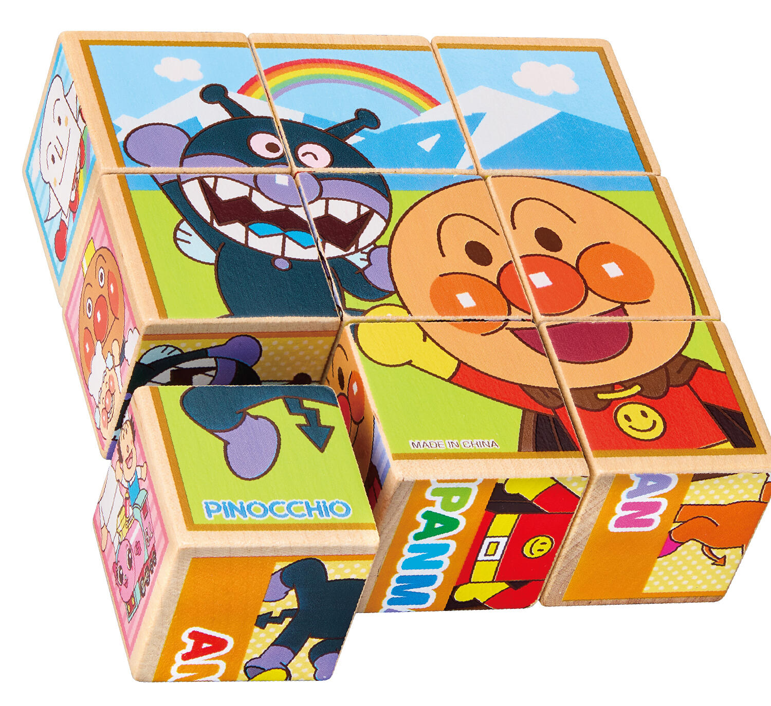 アガツマ アンパンマン 木製 絵あわせパズル