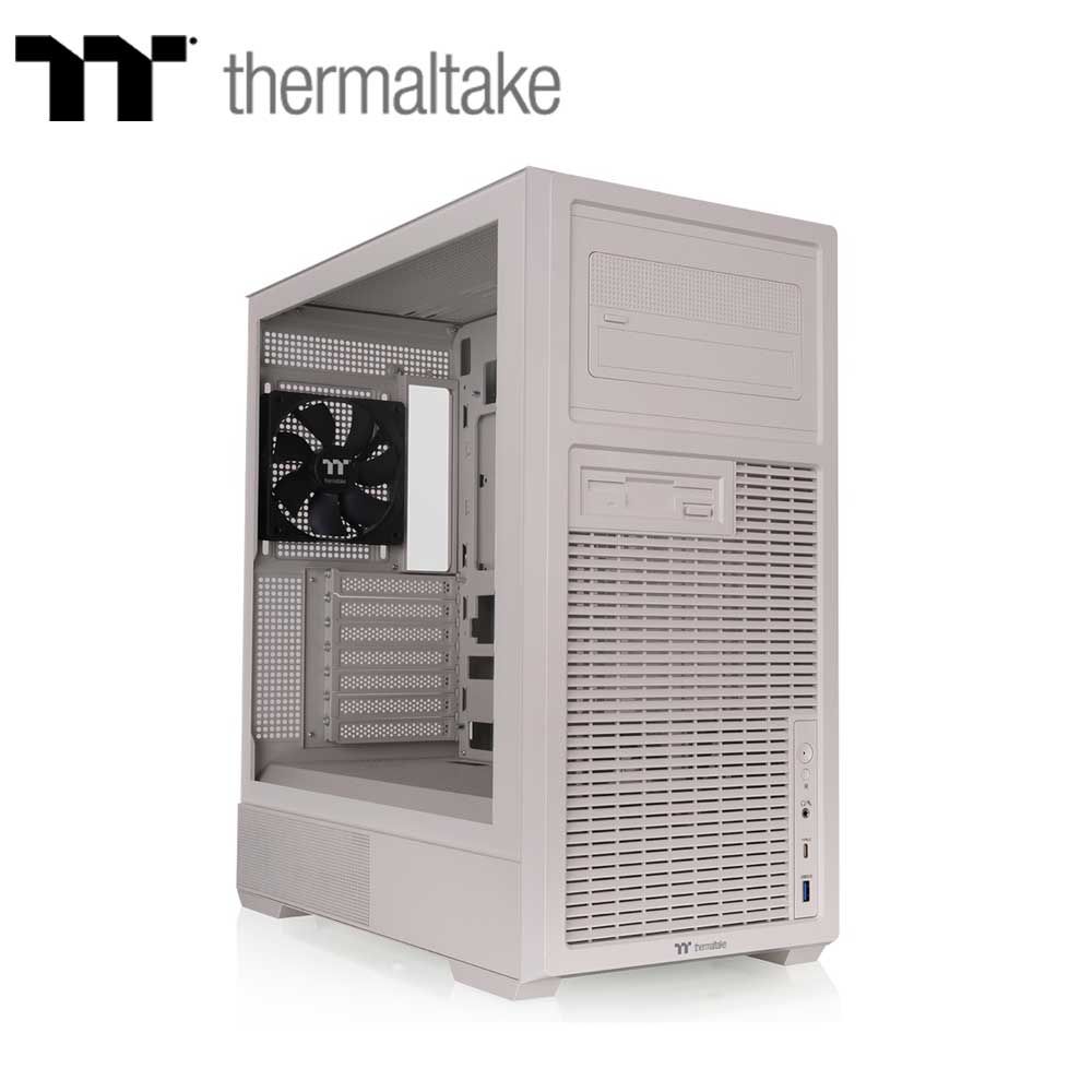 Thermaltake｜サーマルテイク ミドルタワー型PCケース Retro 360 TG Mid Tower Chassis（ベージュ） CA-11Q-00MQWN-00