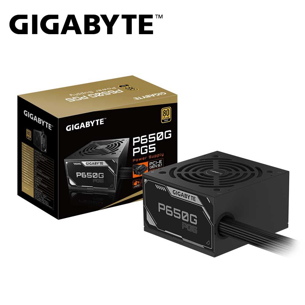 GIGABYTE｜ギガバイト GIGABYTE P650G ATX 3.1 / PCIe Gen 5.1対応 80 PLUS GOLD認証 電源ユニット GP-P650G PG5