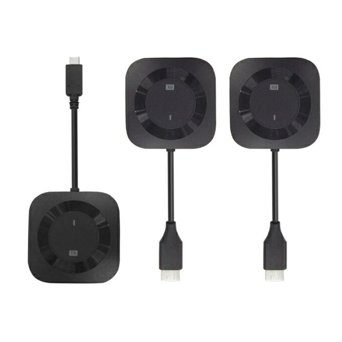 ラトックシステム ワイヤレスHDMI分配送受信機（1対2分配 USB-C to HDMI） RS-WLSP2