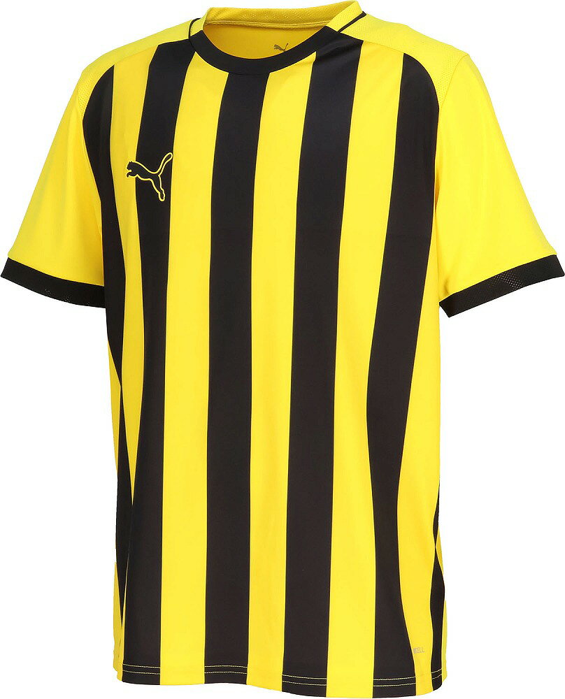 プーマ TEAMLIGA26 ストライプ ゲームシャツ（Faster Yellow・サイズ：M） PJ-707344-07-M