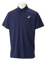 2031E022-400-XL アシックス メンズ ドライ ポロシャツ（ピーコート・サイズ：XL） ES　DRY　BD　POLO　SS　SHIRT 