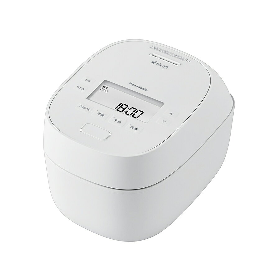 パナソニック 可変圧力IHジャー炊飯器（5.5合炊き）　ホワイト SR-N610E-W Panasonic　可変圧力おどり炊き 炊飯器　5.5合 [SRN610EW]