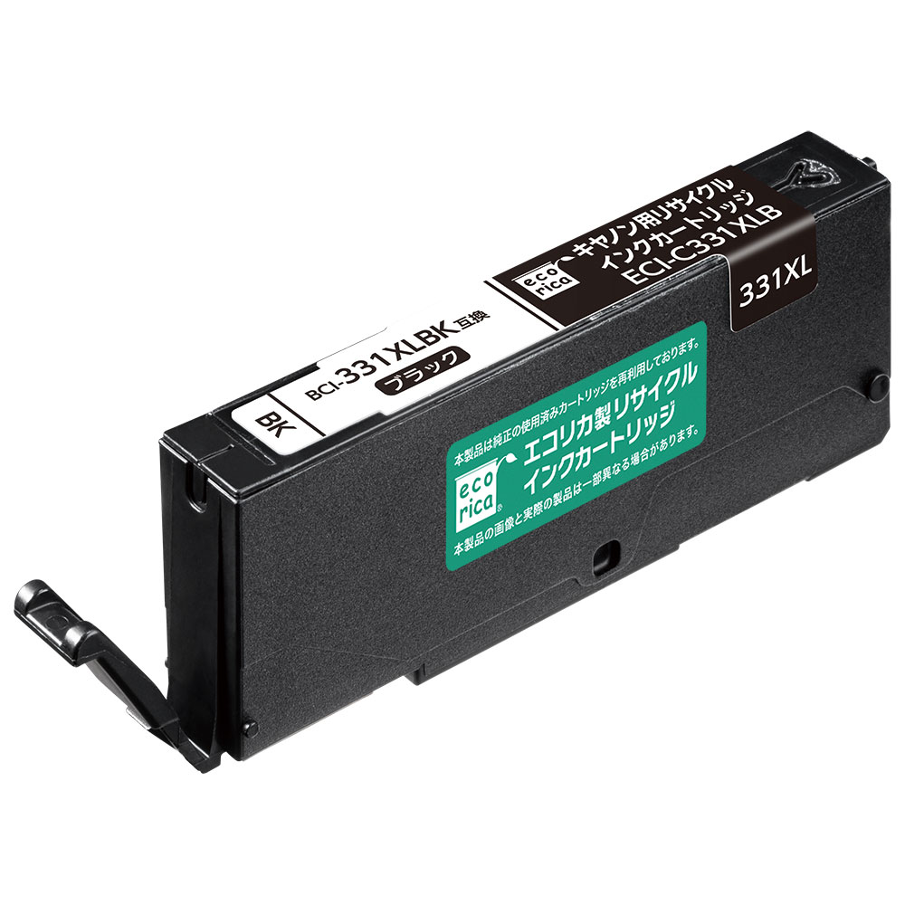 �����ꥫ �Υ���Υ� BCI-331XLBK �ߴ��ϥꥵ�����륤�󥯥����ȥ�å��ʥ֥�å�/����/�����̡� ecorica ECI-C331XLB