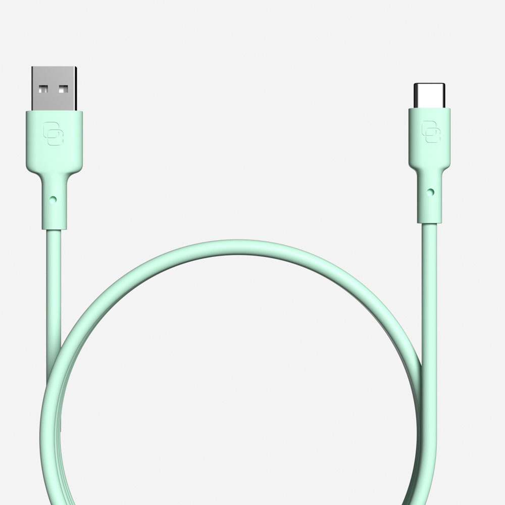 FUNMAXJAPAN（ファンマックスジャパン） CellCube USB-A to USB-Cケーブル 1.0m （白群） CC-CB06-LG
