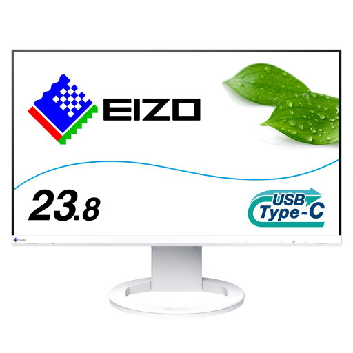 EIZO|エイゾー 液晶ディスプレイ(23.8型/IPS/FullHD 1920×1080/60Hz/5ms/HDMI/DP/USB Type-C/VESA/5年保証)(ホワイト) FlexScan EV2480-ZWT EIZO|エイゾー 液晶ディスプレイ(23.8型/IPS/FullHD 1920×1080/60Hz/5ms/HDMI/DP/USB Type-C/VESA/5年保証)(ホワイト) FlexScan EV2480-ZWT