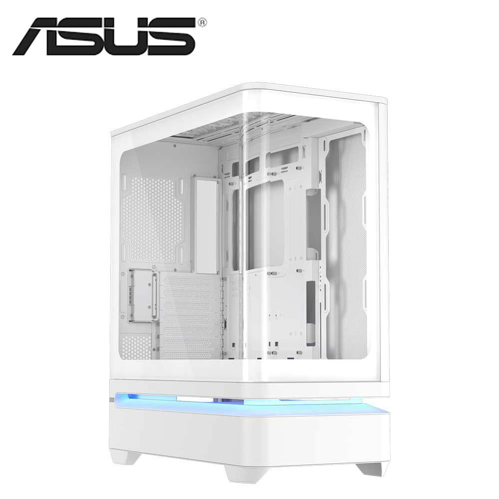 ASUS｜エイスース ASUS PRIME AP304 シリーズ ATXマザーボード対応 ピラーレス PCケース (ホワイト) PRIME AP304 TG WHITE