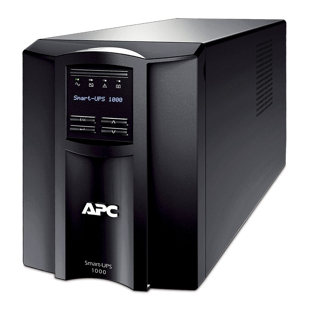 シュナイダーエレクトリック（APC） 無停電電源装置（UPS） APC Smart-UPS SMTシリーズ 単相100V 1000VA/670W ラインインタラクティブ方式 正弦波 タワー型 長寿命バッテリー 5年保証 SMT1000J5W