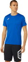 2031D729-401-XL アシックス メンズ ドライ半袖シャツ(アシックスブルー・サイズ:XL) TEAM HEXAGON SS TOP RECYC(4)