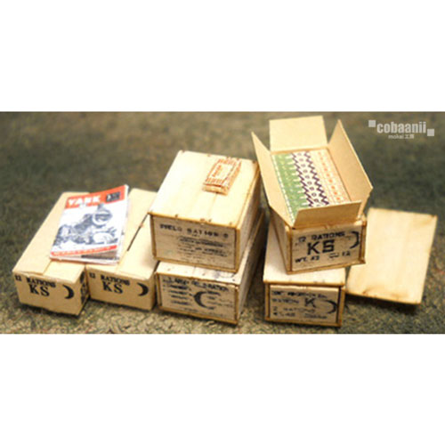 cobaanii　mokei工房（コバアニ模型工房） 1/35 フロントラインシリーズ ww2 アメリカ レーションセットA【FS-008】
