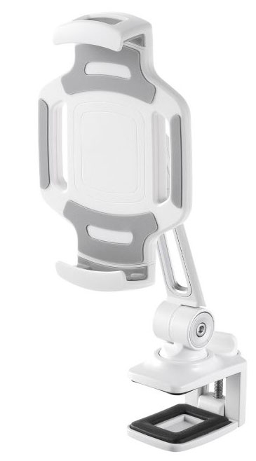 【返品種別A】□「返品種別」について詳しくはこちら□2025年11月 発売※対応機種をお確かめの上、ご購入下さい。◆タブレットをデスクに設置できるアームホルダーデスクの端に固定して、タブレットを操作しやすい位置に固定できるアームホルダーです。タブレットをサブモニターとして使う際や、手に持たずに使用したい時に活躍します。◆デスクの上を広く使えるクランプ設置クランプ設置なので、スタンドタイプのように幅をとらず、デスクを広く使うことができます。天板厚10~37mmのデスクにご使用いただけます。◆デスクの上から固定できるデスクの上から締め付けを調整できる固定ノブ付きなので、デスク下に潜り込む必要がありません。工具不要なので、どなたでも簡単に取り付けできます。◆バネ式ホルダーで、6〜12.9インチのタブレットに対応挟み込むだけのバネ式ホルダーで、6〜12.9インチの様々なサイズのタブレットを挟んでご使用いただけます。◆自由自在に位置を調整できる、2関節アーム2関節アームでお好みの位置に調節できます。◆使いやすい向きにできるボールジョイント構造ホルダーのアーム接続部は360度回転できるボールジョイント構造のため、ホルダーから機器を外すことなく、画面の縦横設置を変更することができます。◆キズを防止するゴムパッド付き使用時の接触によるキズから、タブレットやデスクを守ります。◆ケースを付けたまま設置できる厚さ17mmまでのケースであれば、付けたままでもホルダーに挟むことができます。■　仕　様　■対応機器台数：1台出荷形態：ノックダウン組立式（お客様組立て）耐荷重：1kg角度調節：対応取り付け方法：クランプクランプ：対応クランプ可能厚：10〜37mm挟み幅：幅148〜225mmボールジョイント構造：対応フレームカラー：ホワイト画面数：1台サイズ：約W120×D105×H250mm重量：440g材質：クランプ、伸縮アーム部/アルミ、スチール　ホルダー部/ABS樹脂、シリコーンゴム対応機器サイズ・・・幅148〜225mm、厚み17mm以下、重量1kg以下のタブレット、スマートフォン。※6インチ〜13インチ程度13インチ iPad Air（M3）11インチ iPad Air（M3）13インチ iPad Air（M2）11インチ iPad Air（M2）iPad（第10世代）iPad Pro 12.9インチ（第5世代）iPad Pro 11インチ（第3世代）iPad Pro 12.9インチ（第4世代）iPad Pro 11インチ（第4世代）iPad Pro 12.9インチ（第6世代）13インチ iPad Pro（M4）11インチ iPad Pro（M4）[PDASTN92W]スマートフォン関連/情報端末＞タブレットパソコンアクセサリー＞スタンド